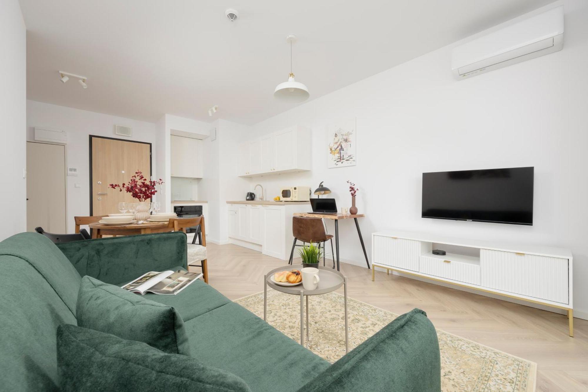 Modern Apartment With Balcony Near Aleje Jerozolimskie By Noclegi Renters 바르샤바 외부 사진